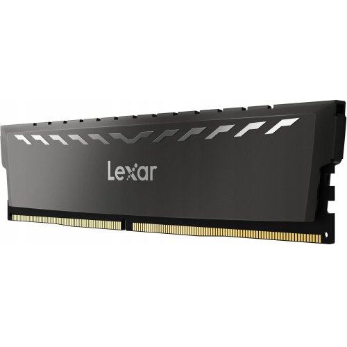 Купить Озу Lexar DDR4 32GB (2x16GB) 3200Mhz Thor Dark Grey (LD4BU016G-R3200GDXG) (Состояние нового, 779433) с проверкой совместимости: обзор, характеристики, цена в Киеве, Днепре, Одессе, Харькове, Украине | интернет-магазин TELEMART.UA фото
