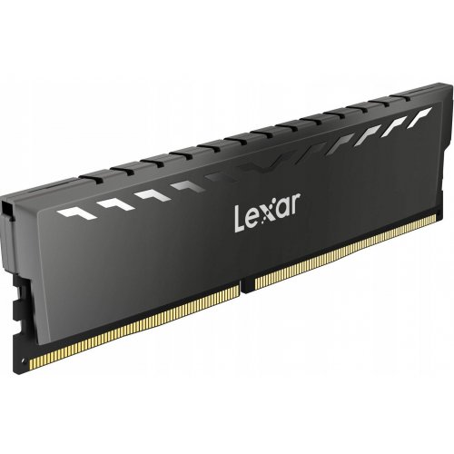 Купить Озу Lexar DDR4 32GB (2x16GB) 3200Mhz Thor Dark Grey (LD4BU016G-R3200GDXG) (Состояние нового, 779433) с проверкой совместимости: обзор, характеристики, цена в Киеве, Днепре, Одессе, Харькове, Украине | интернет-магазин TELEMART.UA фото
