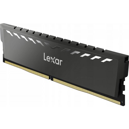 Купить Озу Lexar DDR4 32GB (2x16GB) 3200Mhz Thor Dark Grey (LD4BU016G-R3200GDXG) (Состояние нового, 779433) с проверкой совместимости: обзор, характеристики, цена в Киеве, Днепре, Одессе, Харькове, Украине | интернет-магазин TELEMART.UA фото