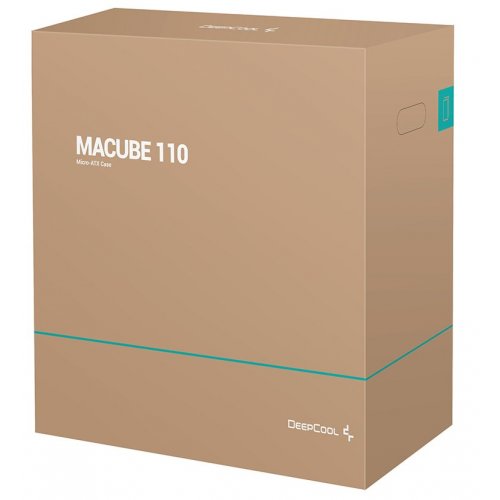 Корпус Deepcool MACUBE 110 Tempered Glass без БЖ (R-MACUBE110-BKNGM1N-G-1) Black (Відновлено продавцем, 779452) купити з перевіркою сумісності: огляд, характеристики, ціна у Києві, Львові, Вінниці, Хмельницькому, Івано-Франківську, Україні | інтернет-магазин TELEMART.UA фото