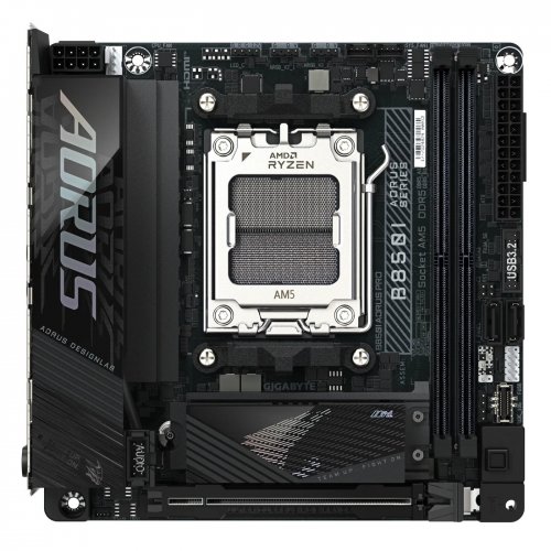 Купить Уценка материнская плата Gigabyte B850I AORUS PRO (sAM5, AMD B850) (Следы установки, 779478) с проверкой совместимости: обзор, характеристики, цена в Киеве, Днепре, Одессе, Харькове, Украине | интернет-магазин TELEMART.UA фото