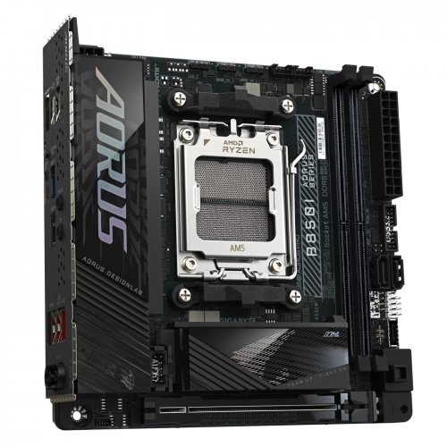 Купить Уценка материнская плата Gigabyte B850I AORUS PRO (sAM5, AMD B850) (Следы установки, 779478) с проверкой совместимости: обзор, характеристики, цена в Киеве, Днепре, Одессе, Харькове, Украине | интернет-магазин TELEMART.UA фото