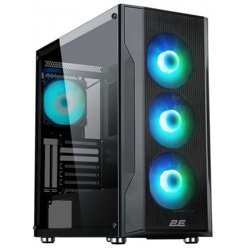 Корпус 2E Gaming Splendor Tempered Glass без БЖ (2E-G4301) Black (Відновлено продавцем, 779479) купити з перевіркою сумісності: огляд, характеристики, ціна у Києві, Львові, Вінниці, Хмельницькому, Івано-Франківську, Україні | інтернет-магазин TELEMART.UA фото
