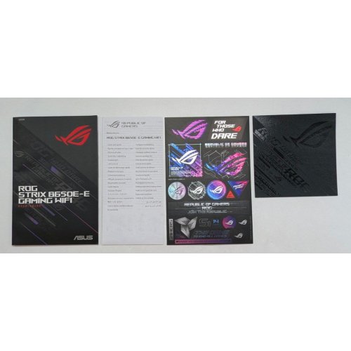 Купить Материнская плата Asus ROG STRIX B650E-E GAMING WIFI (sAM5, AMD B650) (Восстановлено продавцом, 779614) с проверкой совместимости: обзор, характеристики, цена в Киеве, Днепре, Одессе, Харькове, Украине | интернет-магазин TELEMART.UA фото