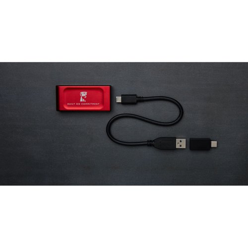 SSD-диск Kingston XS1000 BoC 1TB USB 3.2 (SXS1000/1000GA) Black купити з перевіркою сумісності: огляд, характеристики, ціна у Києві, Львові, Вінниці, Хмельницькому, Івано-Франківську, Україні | інтернет-магазин TELEMART.UA фото