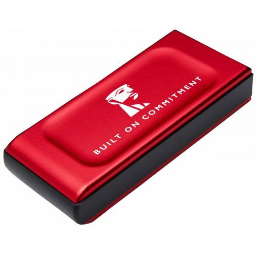 SSD-диск Kingston XS1000 BoC 2TB USB 3.2 (SXS1000R/2000GA) Red купити з перевіркою сумісності: огляд, характеристики, ціна у Києві, Львові, Вінниці, Хмельницькому, Івано-Франківську, Україні | інтернет-магазин TELEMART.UA фото