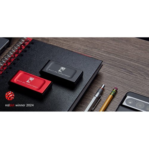 SSD-диск Kingston XS1000 BoC 2TB USB 3.2 (SXS1000R/2000GA) Red купити з перевіркою сумісності: огляд, характеристики, ціна у Києві, Львові, Вінниці, Хмельницькому, Івано-Франківську, Україні | інтернет-магазин TELEMART.UA фото