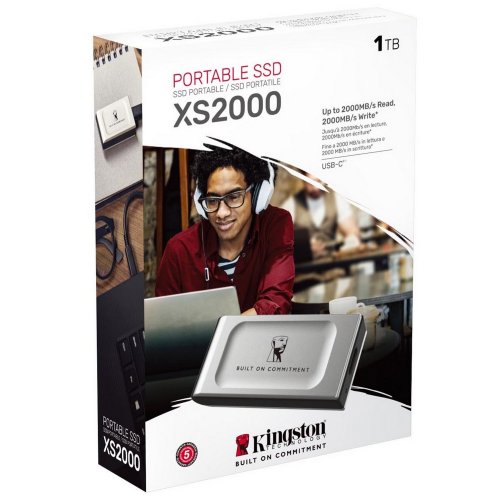 SSD-диск Kingston SXS2000 BoC 1TB USB 3.2 (SXS2000/1000GA) купити з перевіркою сумісності: огляд, характеристики, ціна у Києві, Львові, Вінниці, Хмельницькому, Івано-Франківську, Україні | інтернет-магазин TELEMART.UA фото