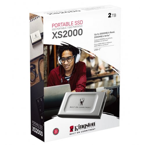 Купить SSD-диск Kingston SXS2000 BoC 2TB USB 3.2 (SXS2000/2000GA) с проверкой совместимости: обзор, характеристики, цена в Киеве, Днепре, Одессе, Харькове, Украине | интернет-магазин TELEMART.UA фото