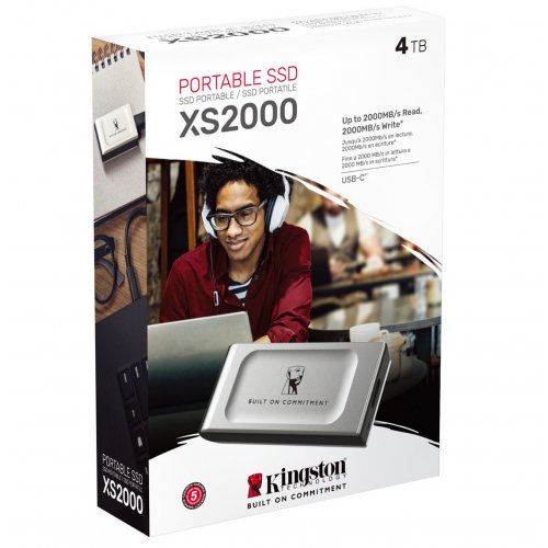 Купить SSD-диск Kingston SXS2000 BoC 4TB USB 3.2 (SXS2000/4000GA) с проверкой совместимости: обзор, характеристики, цена в Киеве, Днепре, Одессе, Харькове, Украине | интернет-магазин TELEMART.UA фото