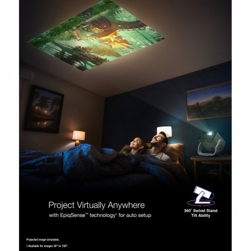 Купити Проєктор Epson EF-22B (V11HB38140) - ціна в Києві, Львові, Вінниці, Хмельницькому, Франківську, Україні | інтернет-магазин TELEMART.UA фото