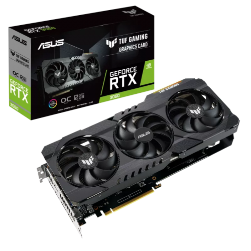 Відеокарта Asus TUF GeForce RTX 3060 Gaming OC 12288MB (TUF-RTX3060-O12G-V2-GAMING) (Відновлено продавцем, 779664) купити з перевіркою сумісності: огляд, характеристики, ціна у Києві, Львові, Вінниці, Хмельницькому, Івано-Франківську, Україні | інтернет-магазин TELEMART.UA фото