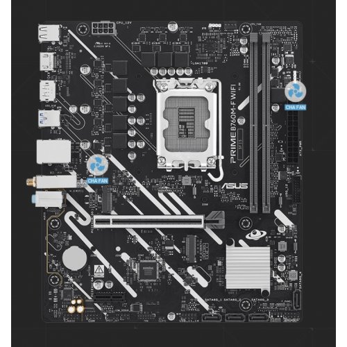 Материнська плата Asus PRIME B760M-F WIFI-CSM (s1700, Intel B760) купити з перевіркою сумісності: огляд, характеристики, ціна у Києві, Львові, Вінниці, Хмельницькому, Івано-Франківську, Україні | інтернет-магазин TELEMART.UA фото