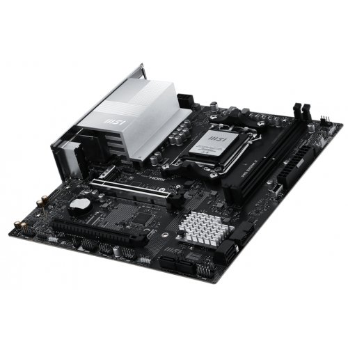 Купить Материнская плата MSI PRO B850M-X (sAM5, AMD B850) с проверкой совместимости: обзор, характеристики, цена в Киеве, Днепре, Одессе, Харькове, Украине | интернет-магазин TELEMART.UA фото