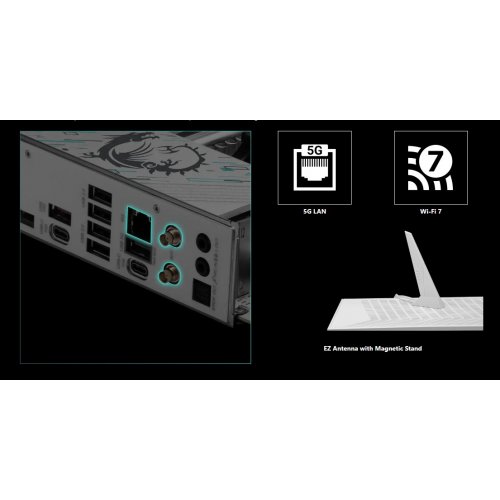 Купить Материнская плата MSI B850 GAMING PLUS WIFI PZ (sAM5, AMD B850) с проверкой совместимости: обзор, характеристики, цена в Киеве, Днепре, Одессе, Харькове, Украине | интернет-магазин TELEMART.UA фото