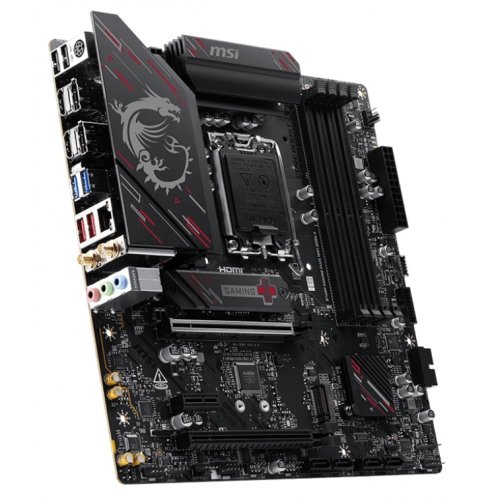 Материнська плата MSI B760M GAMING PLUS WIFI DDR4 II (s1700, Intel B760) купити з перевіркою сумісності: огляд, характеристики, ціна у Києві, Львові, Вінниці, Хмельницькому, Івано-Франківську, Україні | інтернет-магазин TELEMART.UA фото