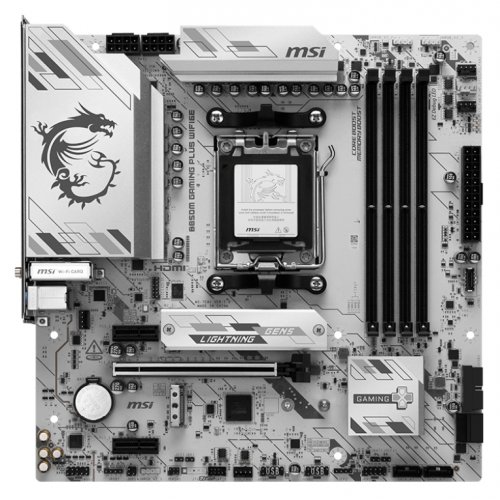 Материнська плата MSI B850M GAMING PLUS WIFI6E (sAM5, AMD B850) купити з перевіркою сумісності: огляд, характеристики, ціна у Києві, Львові, Вінниці, Хмельницькому, Івано-Франківську, Україні | інтернет-магазин TELEMART.UA фото