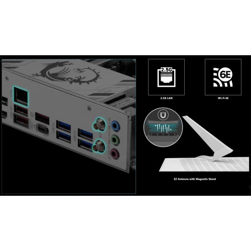 Материнська плата MSI B850M GAMING PLUS WIFI6E (sAM5, AMD B850) купити з перевіркою сумісності: огляд, характеристики, ціна у Києві, Львові, Вінниці, Хмельницькому, Івано-Франківську, Україні | інтернет-магазин TELEMART.UA фото