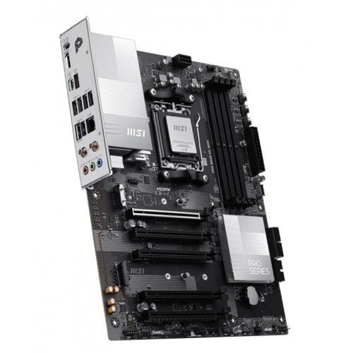 Материнська плата MSI PRO B840-VC WIFI (sAM5, AMD B840) купити з перевіркою сумісності: огляд, характеристики, ціна у Києві, Львові, Вінниці, Хмельницькому, Івано-Франківську, Україні | інтернет-магазин TELEMART.UA фото