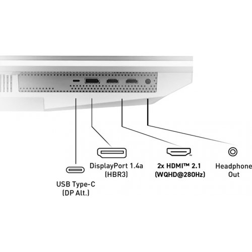 Купить Монитор MSI 26.5" MAG 272QP QD-OLED X28 White - цена в Харькове, Киеве, Днепре, Одессе
в интернет-магазине Telemart фото