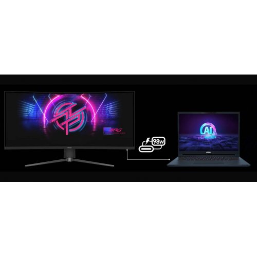 Купити Монітор MSI 34" MPG 346CQRF X24 Black - ціна в Києві, Львові, Вінниці, Хмельницькому, Франківську, Україні | інтернет-магазин TELEMART.UA фото