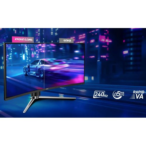 Купити Монітор MSI 34" MPG 346CQRF X24 Black - ціна в Києві, Львові, Вінниці, Хмельницькому, Франківську, Україні | інтернет-магазин TELEMART.UA фото