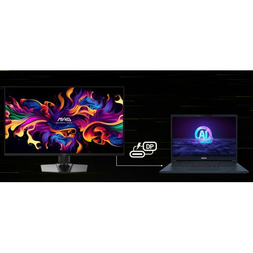 Купити Монітор MSI 31.5" MAG 322UP QD-OLED E16 Black - ціна в Києві, Львові, Вінниці, Хмельницькому, Франківську, Україні | інтернет-магазин TELEMART.UA фото