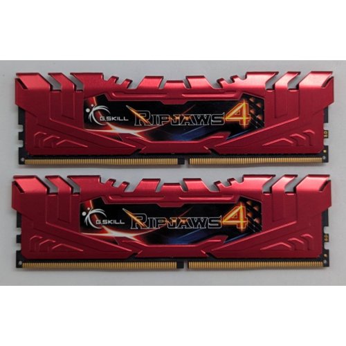Купить Озу G.Skill DDR4 16GB (2x8GB) 2400Mhz Ripjaws 4 (F4-2400C15D-16GRR) (Восстановлено продавцом, 779700) с проверкой совместимости: обзор, характеристики, цена в Киеве, Днепре, Одессе, Харькове, Украине | интернет-магазин TELEMART.UA фото