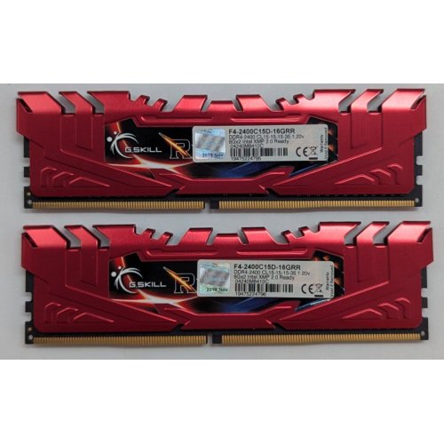 Купить Озу G.Skill DDR4 16GB (2x8GB) 2400Mhz Ripjaws 4 (F4-2400C15D-16GRR) (Восстановлено продавцом, 779700) с проверкой совместимости: обзор, характеристики, цена в Киеве, Днепре, Одессе, Харькове, Украине | интернет-магазин TELEMART.UA фото