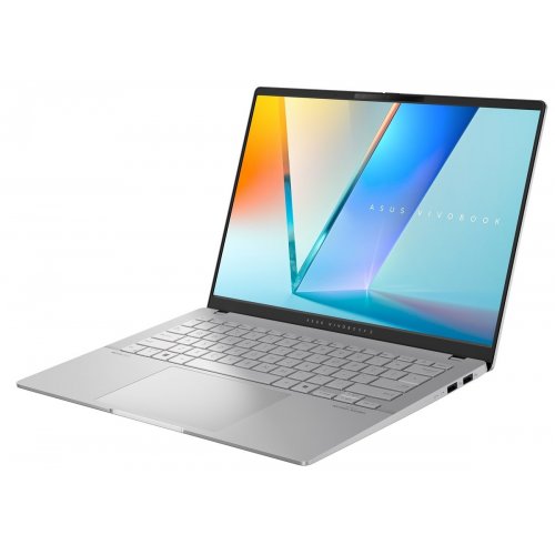 Купить Ноутбук Asus Vivobook S 14 OLED M5406KA-PP110W (90NB15W1-M00680) Cool Silver - цена в Харькове, Киеве, Днепре, Одессе
в интернет-магазине Telemart фото