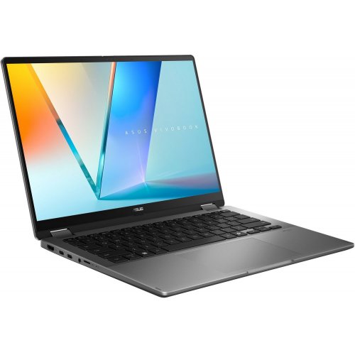 Купити Ноутбук Asus Vivobook 14 Flip TP3407SA-QL011W (90NB14Y1-M000E0) Matte Gray - ціна в Києві, Львові, Вінниці, Хмельницькому, Франківську, Україні | інтернет-магазин TELEMART.UA фото