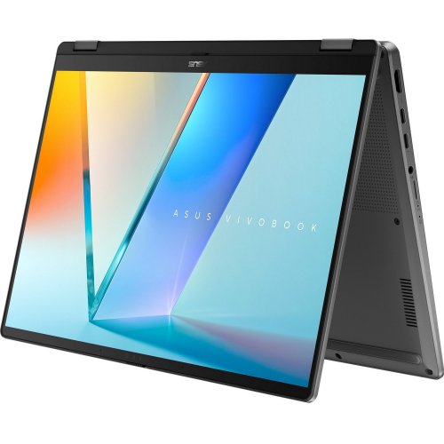 Купити Ноутбук Asus Vivobook 14 Flip TP3407SA-QL011W (90NB14Y1-M000E0) Matte Gray - ціна в Києві, Львові, Вінниці, Хмельницькому, Франківську, Україні | інтернет-магазин TELEMART.UA фото