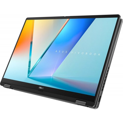 Купити Ноутбук Asus Vivobook 14 Flip TP3407SA-QL011W (90NB14Y1-M000E0) Matte Gray - ціна в Києві, Львові, Вінниці, Хмельницькому, Франківську, Україні | інтернет-магазин TELEMART.UA фото