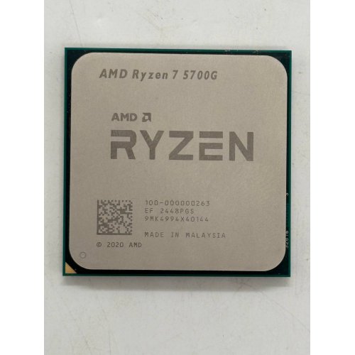 Процесор AMD Ryzen 7 5700G 3.8(4.6)GHz 16MB sAM4 Tray (100-000000263) (Відновлено продавцем, 779775) купити з перевіркою сумісності: огляд, характеристики, ціна у Києві, Львові, Вінниці, Хмельницькому, Івано-Франківську, Україні | інтернет-магазин TELEMART.UA фото