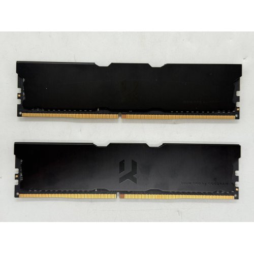 Купить Озу GoodRAM DDR4 32GB (2x16GB) 3600Mhz Iridium Pro Deep Black (IRP-K3600D4V64L18S/32GDC) (Восстановлено продавцом, 779780) с проверкой совместимости: обзор, характеристики, цена в Киеве, Днепре, Одессе, Харькове, Украине | интернет-магазин TELEMART.UA фото