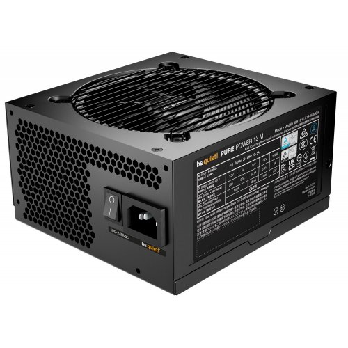 Блок живлення Be Quiet! Pure Power 13 M 650W (BP025EU) купити з перевіркою сумісності: огляд, характеристики, ціна у Києві, Львові, Вінниці, Хмельницькому, Івано-Франківську, Україні | інтернет-магазин TELEMART.UA фото