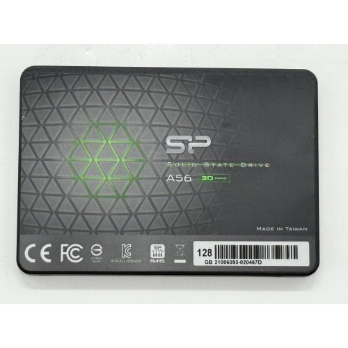 Купить Ssd-диск Silicon Power A56 TLC 128GB 2.5" (SP128GBSS3A56B25) (Восстановлено продавцом, 779824) с проверкой совместимости: обзор, характеристики, цена в Киеве, Днепре, Одессе, Харькове, Украине | интернет-магазин TELEMART.UA фото