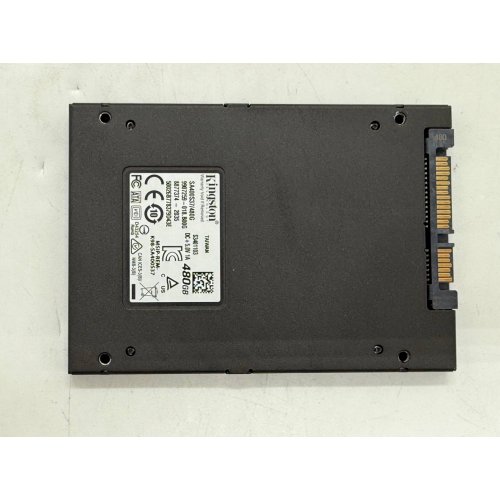 Купить Ssd-диск Kingston SSDNow A400 TLC 480GB 2.5'' (SA400S37/480G) (Восстановлено продавцом, 779830) с проверкой совместимости: обзор, характеристики, цена в Киеве, Днепре, Одессе, Харькове, Украине | интернет-магазин TELEMART.UA фото