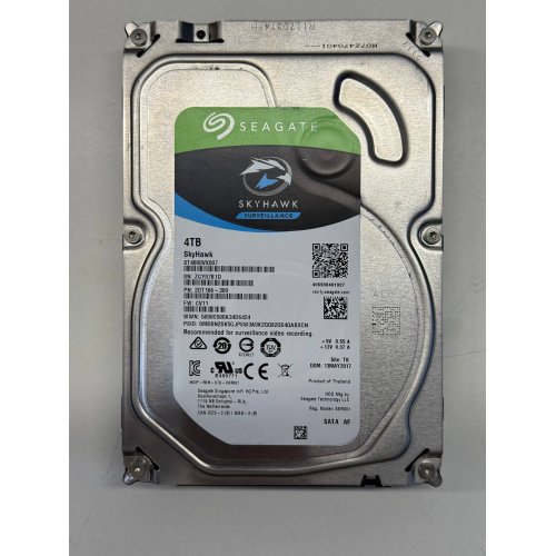 Купить Жесткий диск Seagate SkyHawk (Secure) 4TB 64MB 5900RPM 3.5'' (ST4000VX007) (Восстановлено продавцом, 779862) с проверкой совместимости: обзор, характеристики, цена в Киеве, Днепре, Одессе, Харькове, Украине | интернет-магазин TELEMART.UA фото
