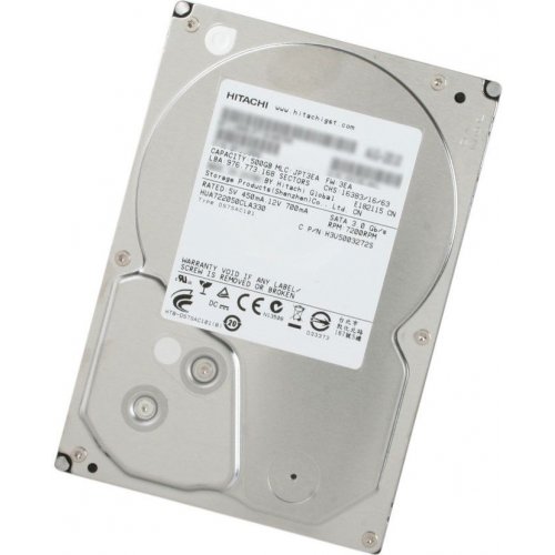 Жорсткий диск Hitachi Ultrastar A7K2000 500GB 32MB 7200RPM 3.5" (0F11000/HUA722050CLA330) (Відновлено продавцем, 779865) купити з перевіркою сумісності: огляд, характеристики, ціна у Києві, Львові, Вінниці, Хмельницькому, Івано-Франківську, Україні | інтернет-магазин TELEMART.UA фото