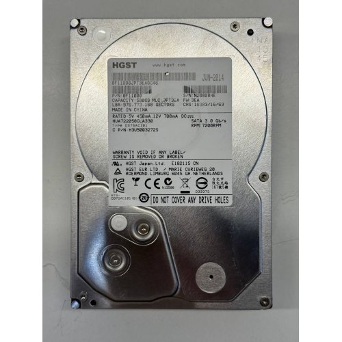 Жорсткий диск Hitachi Ultrastar A7K2000 500GB 32MB 7200RPM 3.5" (0F11000/HUA722050CLA330) (Відновлено продавцем, 779865) купити з перевіркою сумісності: огляд, характеристики, ціна у Києві, Львові, Вінниці, Хмельницькому, Івано-Франківську, Україні | інтернет-магазин TELEMART.UA фото