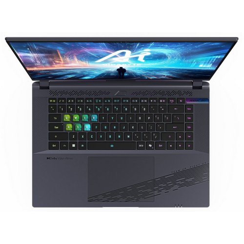 Купить Ноутбук Gigabyte AORUS 16X 9SG (AORUS 16X 9SG-43UAC54SH) Midnight Gray - цена в Харькове, Киеве, Днепре, Одессе
в интернет-магазине Telemart фото
