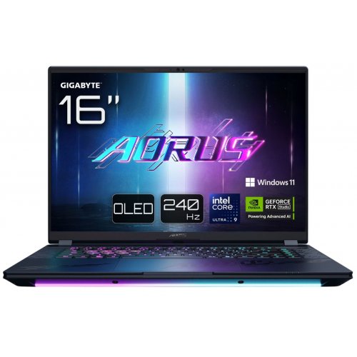 Купить Ноутбук Gigabyte AORUS MASTER 16 BYH (BYHC5UAE65S) Dark Tide - цена в Харькове, Киеве, Днепре, Одессе
в интернет-магазине Telemart фото
