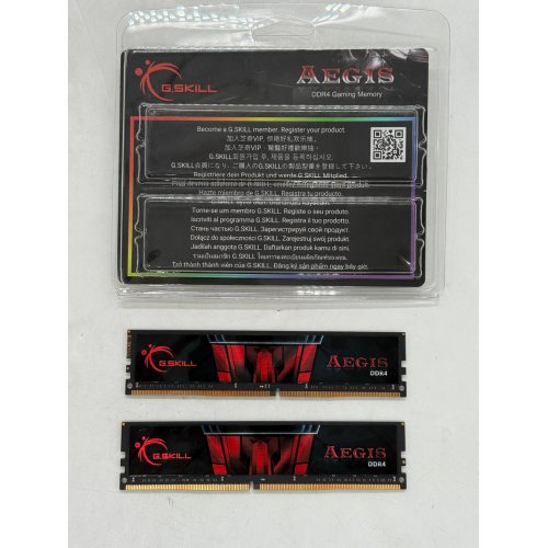Купить Озу G.Skill DDR4 16GB (2x8GB) 3000Mhz Aegis (F4-3000C16D-16GISB) (Восстановлено продавцом, 779940) с проверкой совместимости: обзор, характеристики, цена в Киеве, Днепре, Одессе, Харькове, Украине | интернет-магазин TELEMART.UA фото