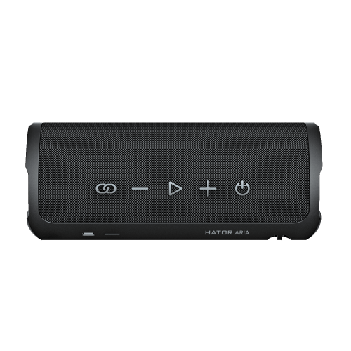 Купить Уценка портативная акустика HATOR Aria Wireless (HTA-201) Phantom Black (вскрите пакування, 780111) - цена в Харькове, Киеве, Днепре, Одессе
в интернет-магазине Telemart фото