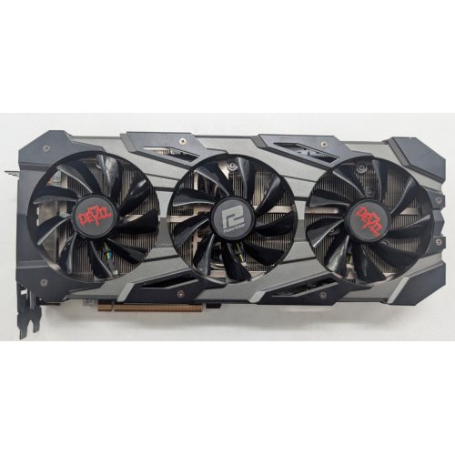 Відеокарта PowerColor Radeon RX 5700 XT Red Devil OC 8192MB (AXRX 5700 XT 8GBD6-3DHE/OC) (Відновлено продавцем, 780155) купити з перевіркою сумісності: огляд, характеристики, ціна у Києві, Львові, Вінниці, Хмельницькому, Івано-Франківську, Україні | інтернет-магазин TELEMART.UA фото