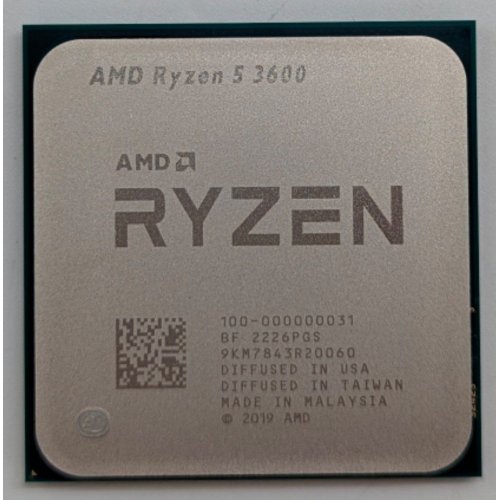 Купить Процессор AMD Ryzen 5 3600 3.6(4.2)GHz 32MB sAM4 Box (100-100000031AWOF) (Восстановлено продавцом, 780165) с проверкой совместимости: обзор, характеристики, цена в Киеве, Днепре, Одессе, Харькове, Украине | интернет-магазин TELEMART.UA фото