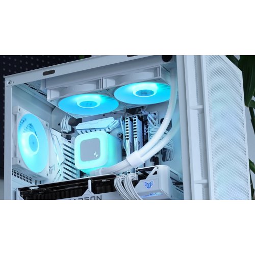 Готова СВО Deepcool LE240 V2 (R-LE240-WHAMMN-G-2) White купити з перевіркою сумісності: огляд, характеристики, ціна у Києві, Львові, Вінниці, Хмельницькому, Івано-Франківську, Україні | інтернет-магазин TELEMART.UA фото