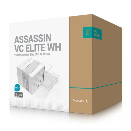 Кулер Deepcool Assassin VC Elite (R-ASN4-WHNVNN-GJD) White купити з перевіркою сумісності: огляд, характеристики, ціна у Києві, Львові, Вінниці, Хмельницькому, Івано-Франківську, Україні | інтернет-магазин TELEMART.UA фото