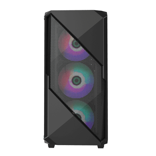 Корпус GAMEMAX Revolt ARGB Tempered Glass без БП Black (Відновлено продавцем, 780189) купити з перевіркою сумісності: огляд, характеристики, ціна у Києві, Львові, Вінниці, Хмельницькому, Івано-Франківську, Україні | інтернет-магазин TELEMART.UA фото